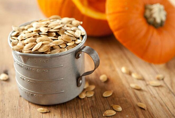 Semillas de calabaza para la prostatitis.